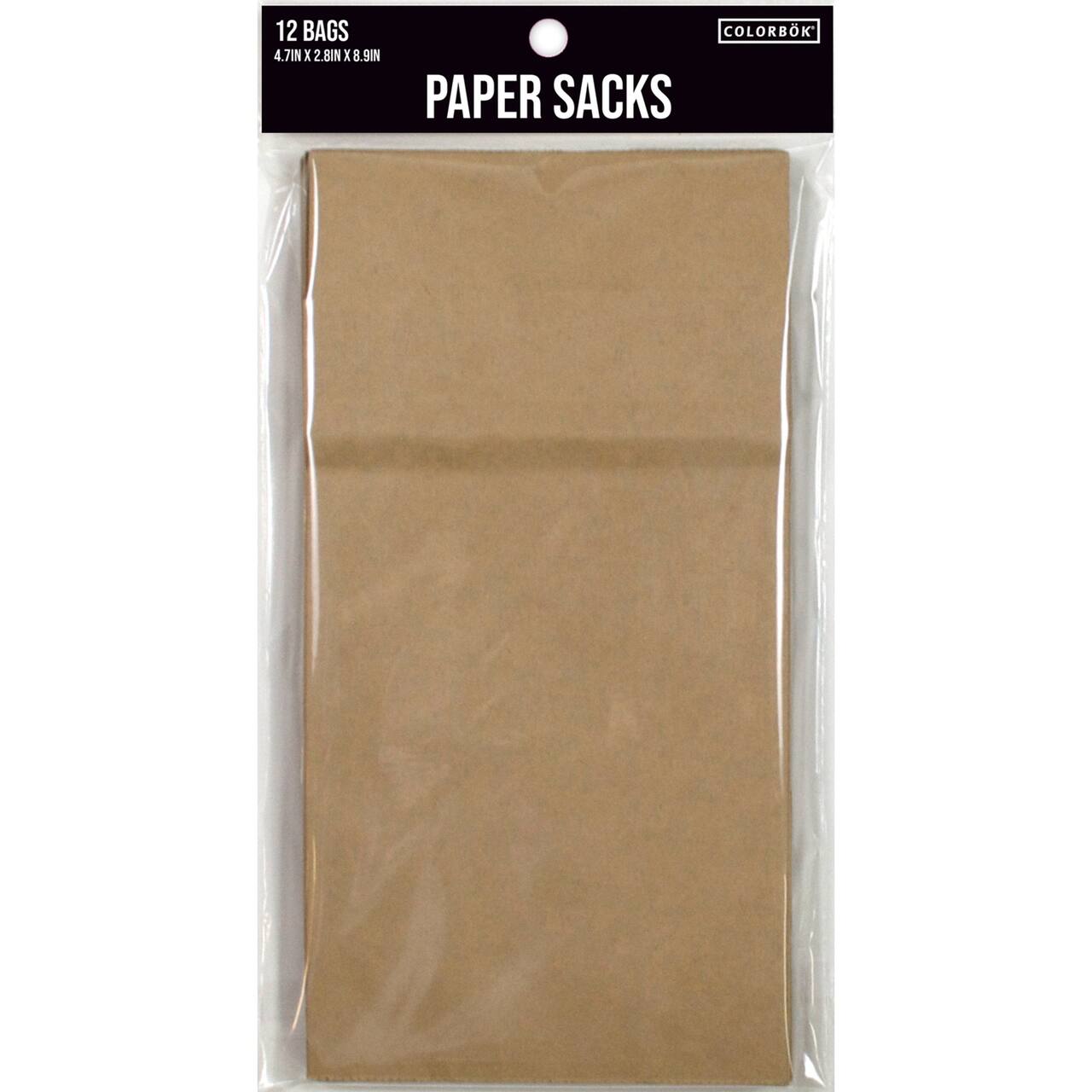 Colorbok® 4.7" X 8.9" Medium Paper Kraft Gift Bags, 12ct.